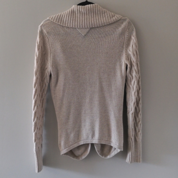 Tommy Hilfiger knit wool cardigan S/M cream - Picture 2 of 8